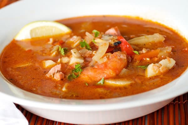 شوربة مأكولات بحرية